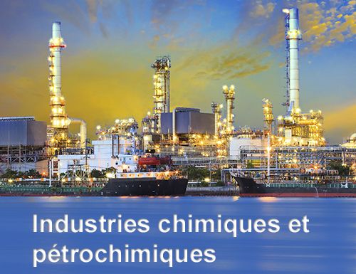 Illustration industrie pétrochimique