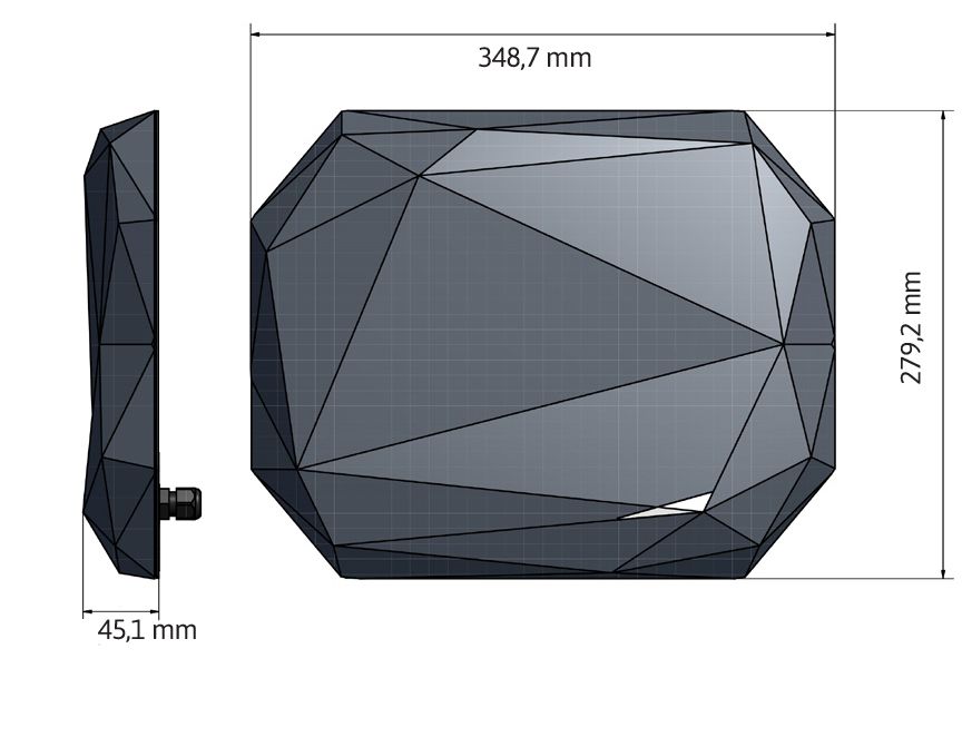 Schéma technique lecteur Spectre 2 antennes